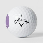 Glamoureuze vrouwen in je leven golfballen (Logo)