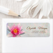 Glamoureuze Waterverf Lotus Opal Holografisch Etiket (Insitu)