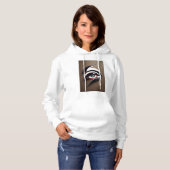 Glamoureuze wimpers vormen hoodie (Voorkant volledig)
