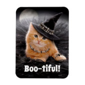 Glamoureuze Witch Kitten Magneet (Verticaal)