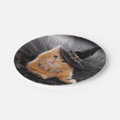 Glamoureuze Witch Kitten Papieren Bordje (Gekanteld)