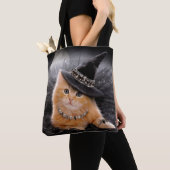 Glamoureuze Witch Kitten Tote Bag (Dichtbij)