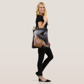 Glamoureuze Witch Kitten Tote Bag (Op model)
