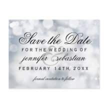 Glamoureuze zilveren bokeh lichte bruiloft