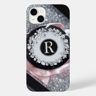 Glamoureuze Zilveren Glitter iPhone Case
