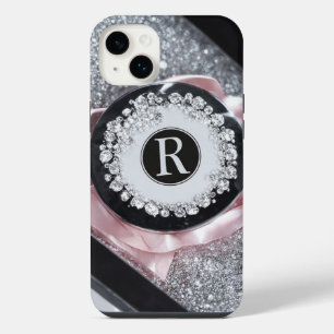 Glamoureuze Zilveren Glitter iPhone Case