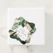 Glamoureuze zomer groen bruiloft dank u bedankjes labels (In situ)