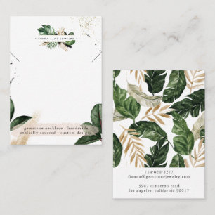 Glamoureuze Zomer Groene Begroeiing Sieraden Dis Visitekaartje