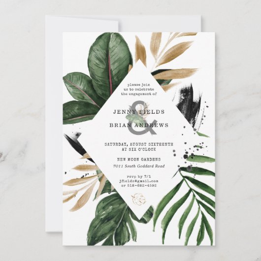 Glamoureuze zomerfeest voor bruiloft (Voorkant)