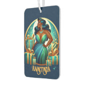 Glamoureuze zwarte vrouw feestelijk stijlvolle ker luchtverfrisser (Links)