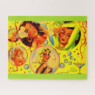 glamourgirls uit de jaren 40 legpuzzel