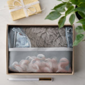 Glamours Roze Haired Llama Salon Dag Decoupage Tissuepapier (Geschenk)