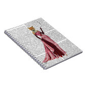 Glamourvos in Roze Notitieboek (Rechterzijde)