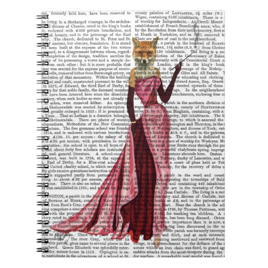 Glamourvos in Roze Notitieboek (Voorkant)
