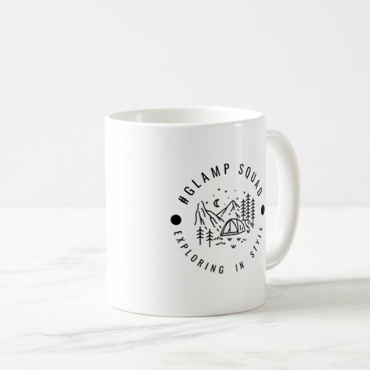 Glamp Squad Adventures Coffee Mok (Voorkant rechts)
