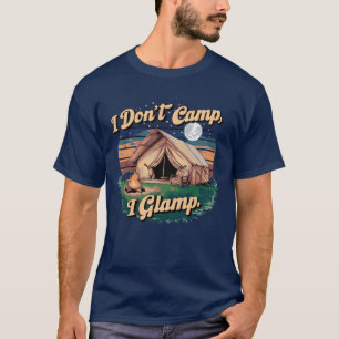 Glamper Glamping Natuur Lover Camping T-shirt