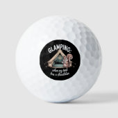 Glamping Als Mijn Tent Een Kroonluchter Heeft Golfballen (Voorkant)