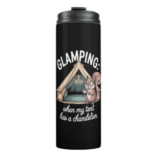 Glamping Als Mijn Tent Een Kroonluchter Heeft Thermosbeker