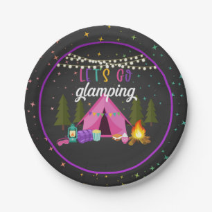 Glamping Birthday Party Bord