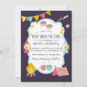 Glamping Birthday Party Invitation Kaart (Voorkant)