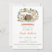 Glamping Bridal Shower-uitnodiging Kaart (Voorkant)
