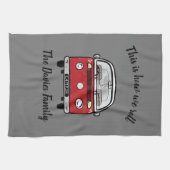 Glamping Camper accessoires dit is hoe we rollen Theedoek (Horizontaal)