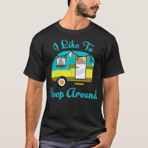 Glamping Campervan Ik Slaap Liefst Buitenshuis Out T-shirt
