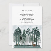 Glamping Camping Birthday Party Invitation Kaart (Achterkant)