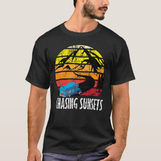 Glamping Camping Cadeau voor Vader Campingreis Cam T-shirt