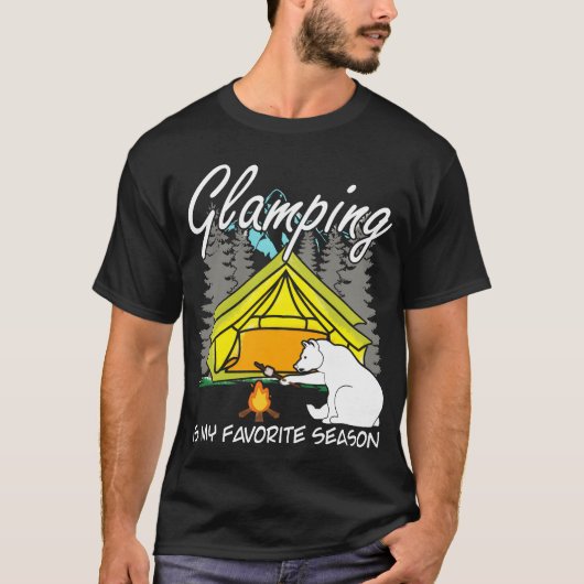 Glamping Camping Camper Hikingent family T-shirt (Voorkant)