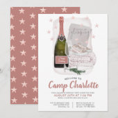 Glamping Camping Feest Onder De Sterren  Kaart (Voorkant / Achterkant)