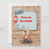 Glamping Camping Feest Uitnodiging (Achterkant)