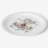 Glamping Camping Papieren Bordje (Gekanteld)