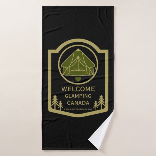 Glamping Canada Zakelijk Badhanddoek (Badhanddoek)
