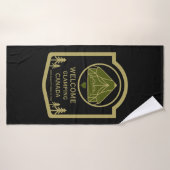 Glamping Canada Zakelijk Badhanddoek (Badhanddoek)