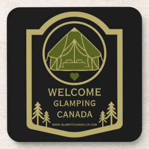 Glamping Canada Zakelijk Bier Onderzetter
