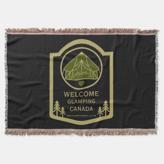 Glamping Canada Zakelijk Deken (Voorkant)