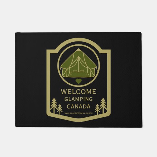 Glamping Canada Zakelijk Deurmat (Voorkant)