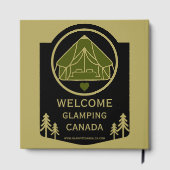 Glamping Canada Zakelijk Gastenboek (Achterkant)