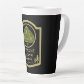 Glamping Canada Zakelijk Latte Mok (Rechterhoek)