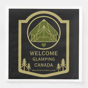 Glamping Canada Zakelijk Servet