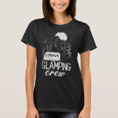 Glamping Crew Luxury Camping Nobel Camper T-shirt (Voorkant)