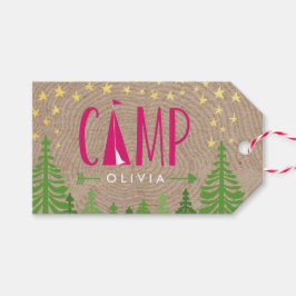 Glamping Gift Label Cadeaulabel