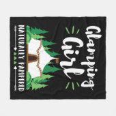 Glamping Girl Pampered Fleece Deken (Voorkant (Horizontaal))