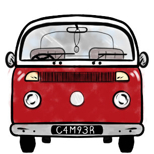 Glamping Klassieke Retro Campervan fandom VDub Sherpa Deken