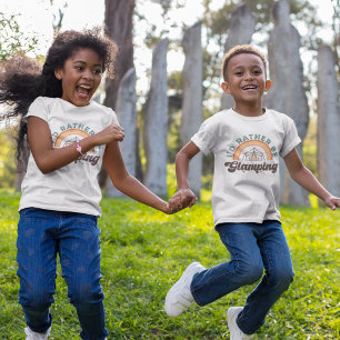 Glamping Kleurrijke Rainbow Cute T-shirt