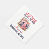 Glamping Laatste Trail Bachelorette Feest Weekend Servet (Hoek)