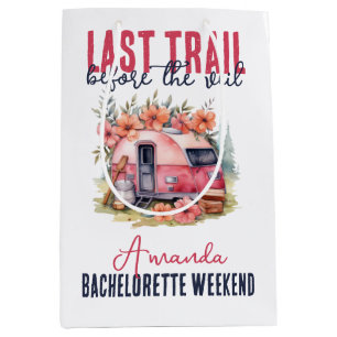 Glamping Laatste Trail Bachelorette Feestweekend Medium Cadeauzakje