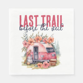 Glamping Laatste Trail Bachelorette Weekend Servet