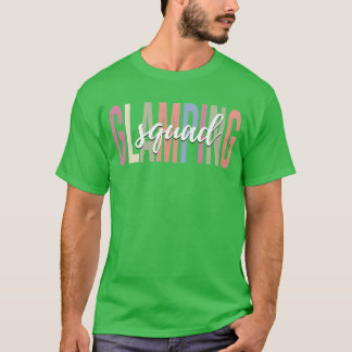 Glamping Liefhebbers Glampingeam Camping gezin T-shirt